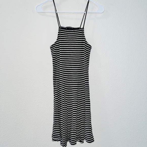 Brandy Melville Black White Abigail Striped Tank Dress - Picture 2 of 7